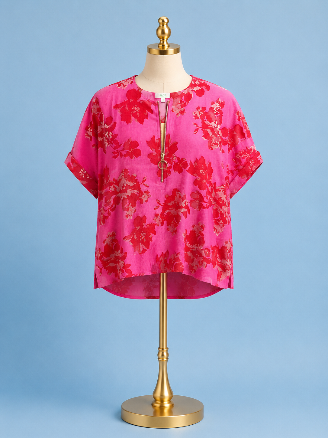 Zipper Top/ Romance Brocade