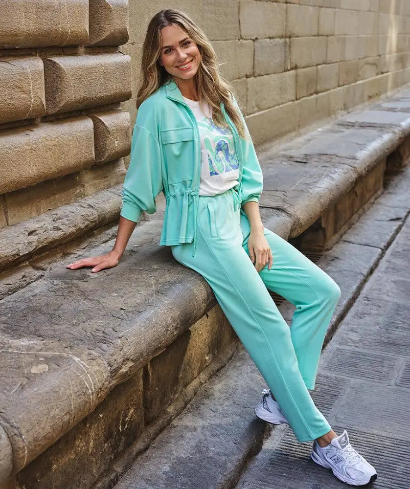 Cardigan waist modal/ mint green