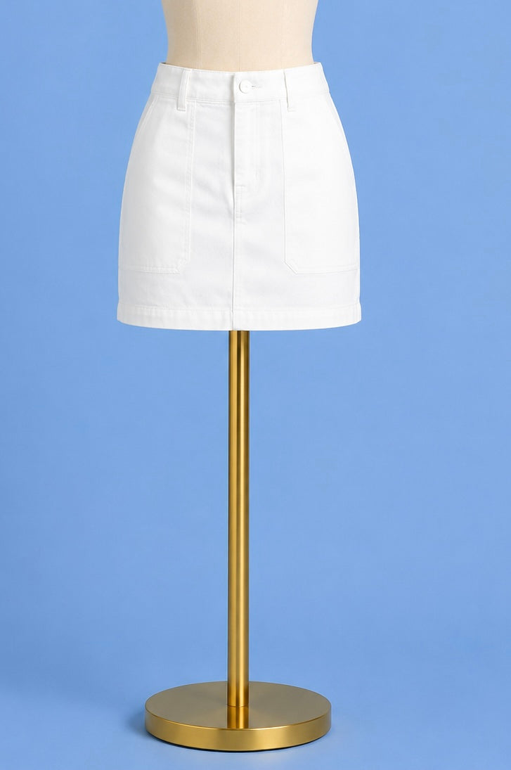 Utility Skort white