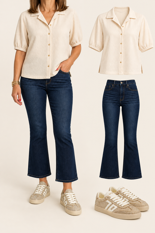 Bonny Top - Winter White