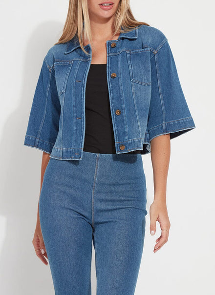 Lysse crop denim jacket