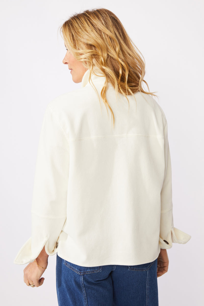 Corded Velour Camp Jacket