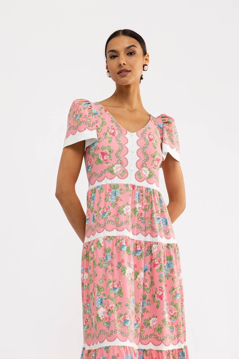 Agatha Dress/ cottage rose