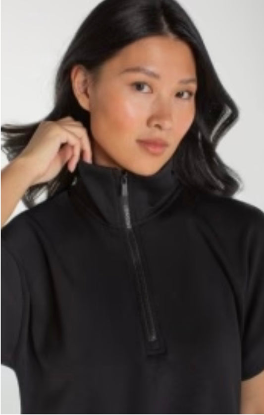 Half zip popover jacket