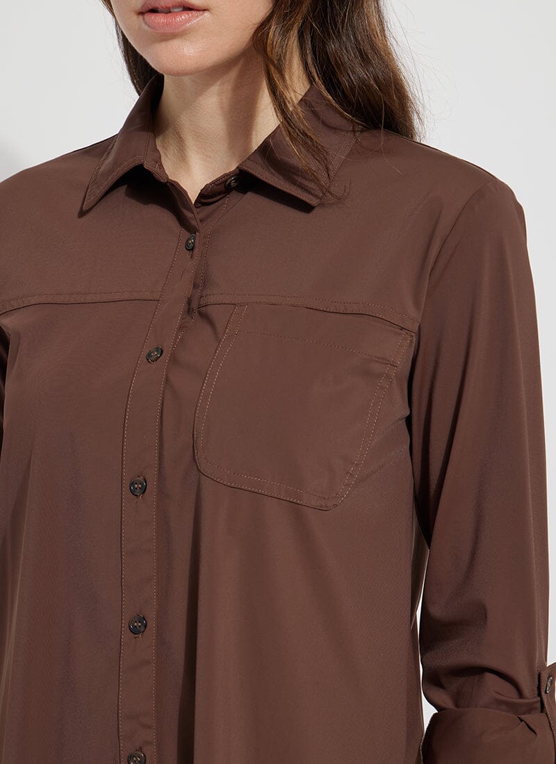 Schiffer Blouse/ cocoa