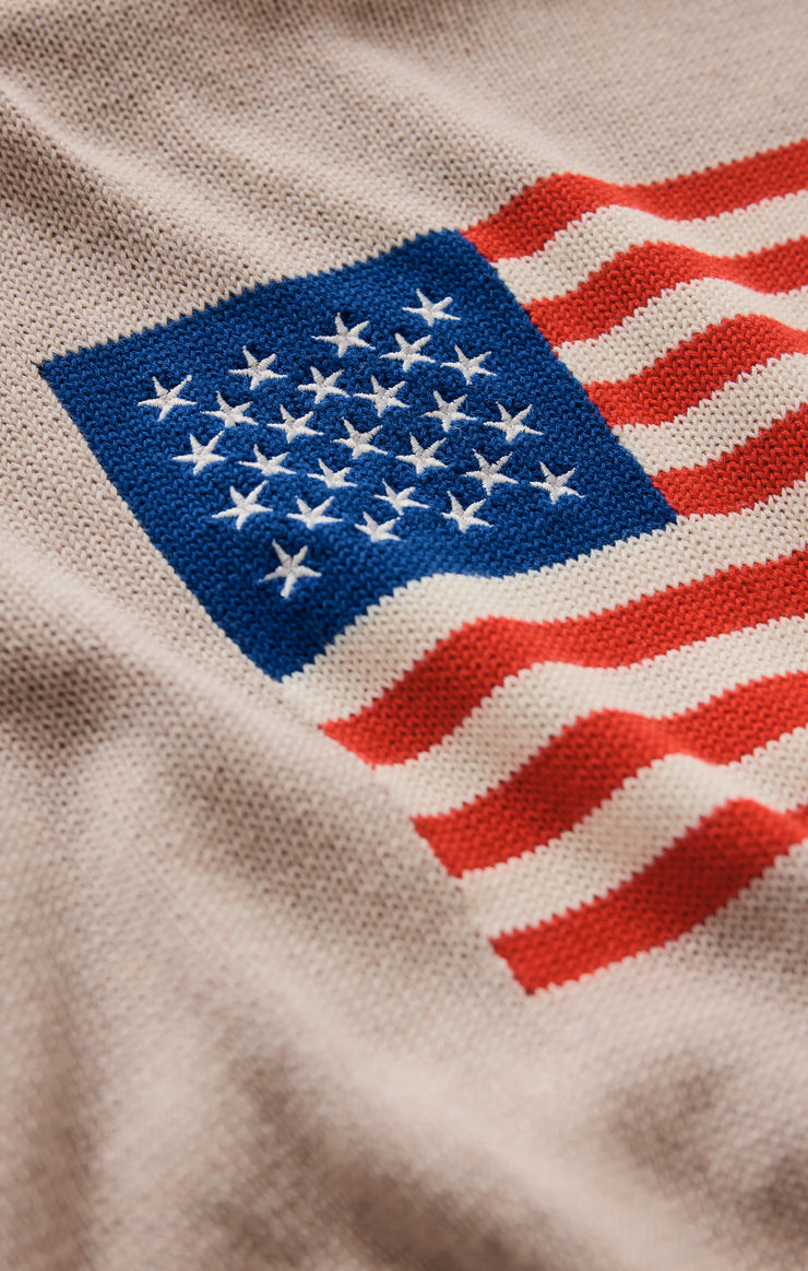 Sienna Patriot Sweater / Natural Heather