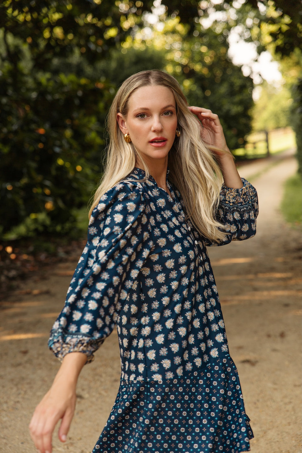 Hazel Dress/ flora paisley multi