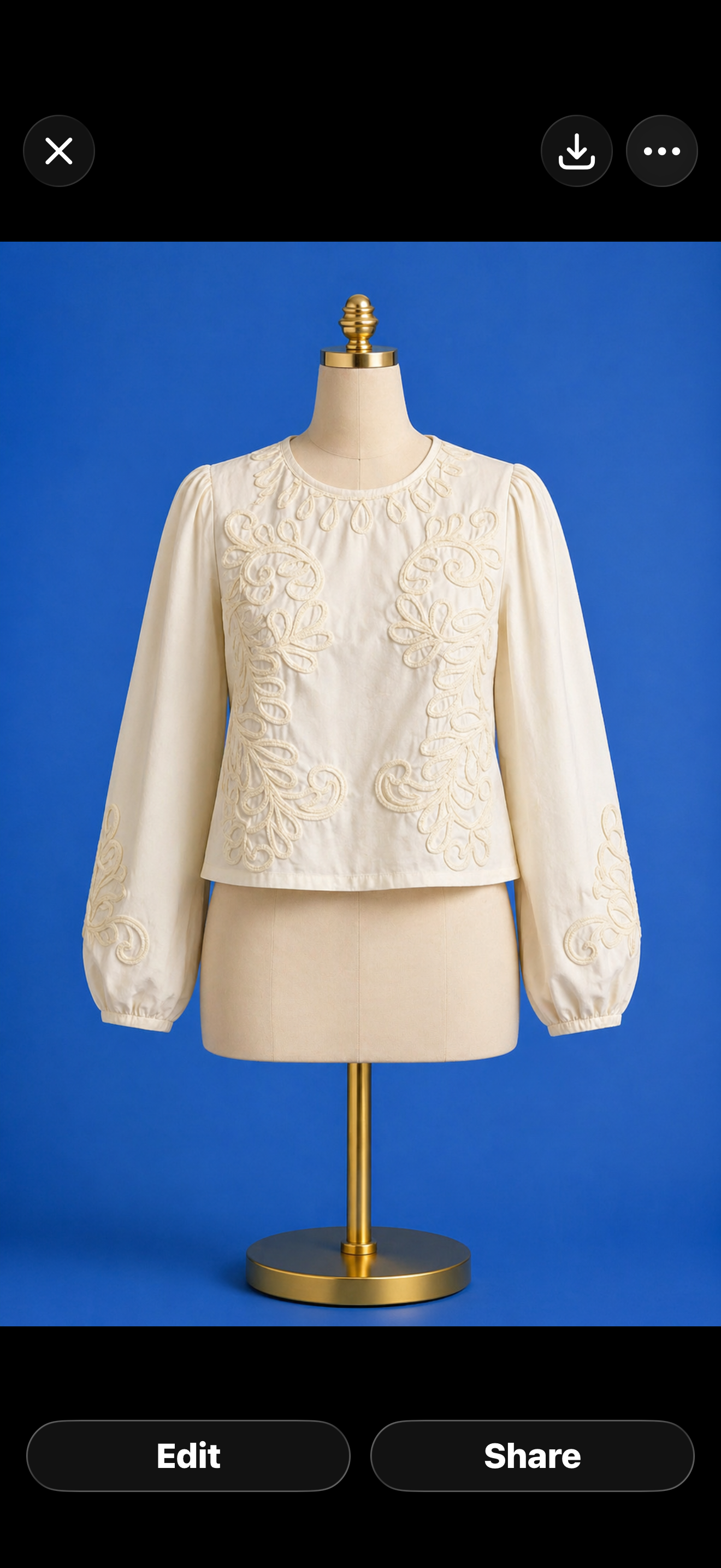 Tatiana Poplin Top / white