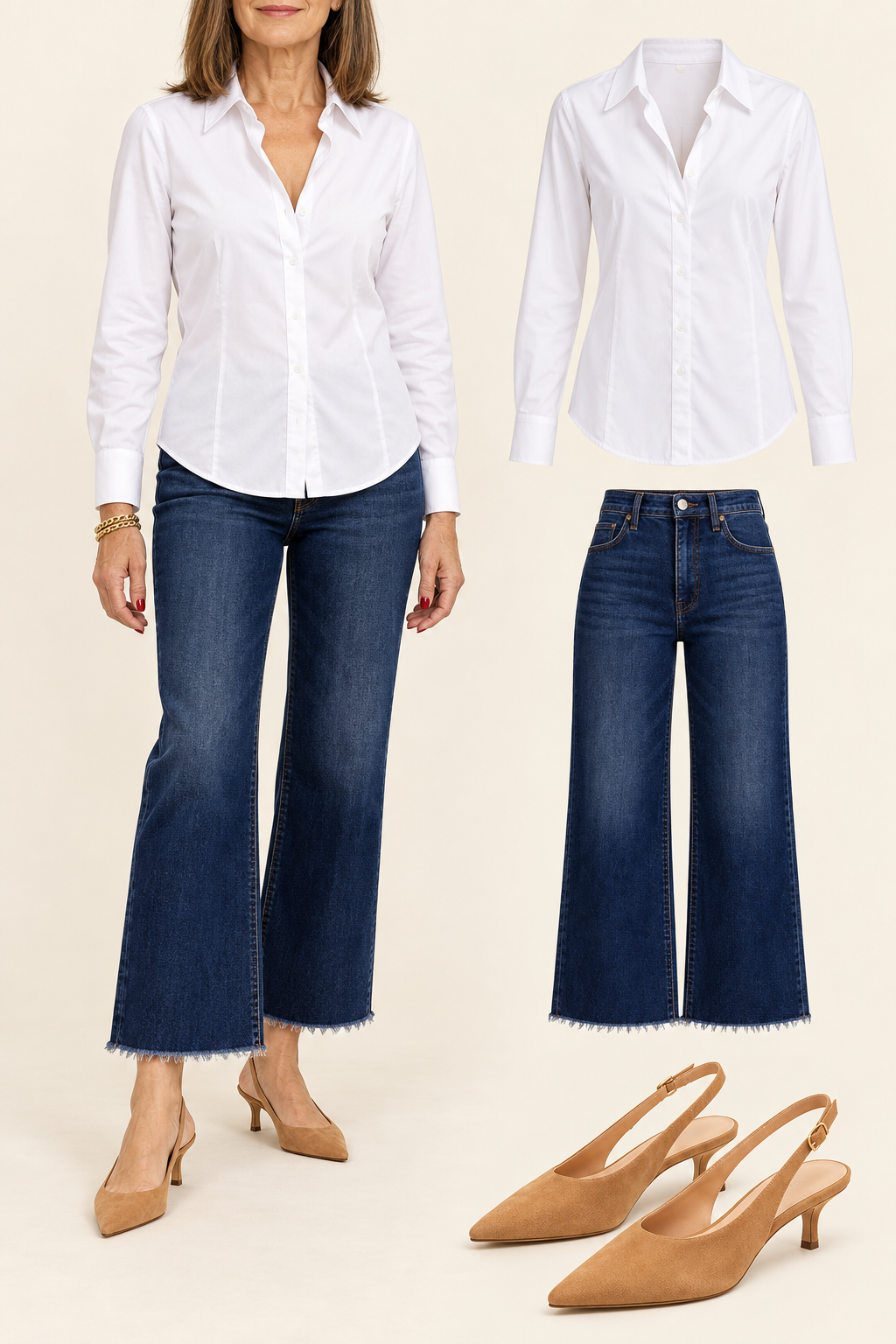 Meg High Rise Fab Ab wide leg/ innoxious