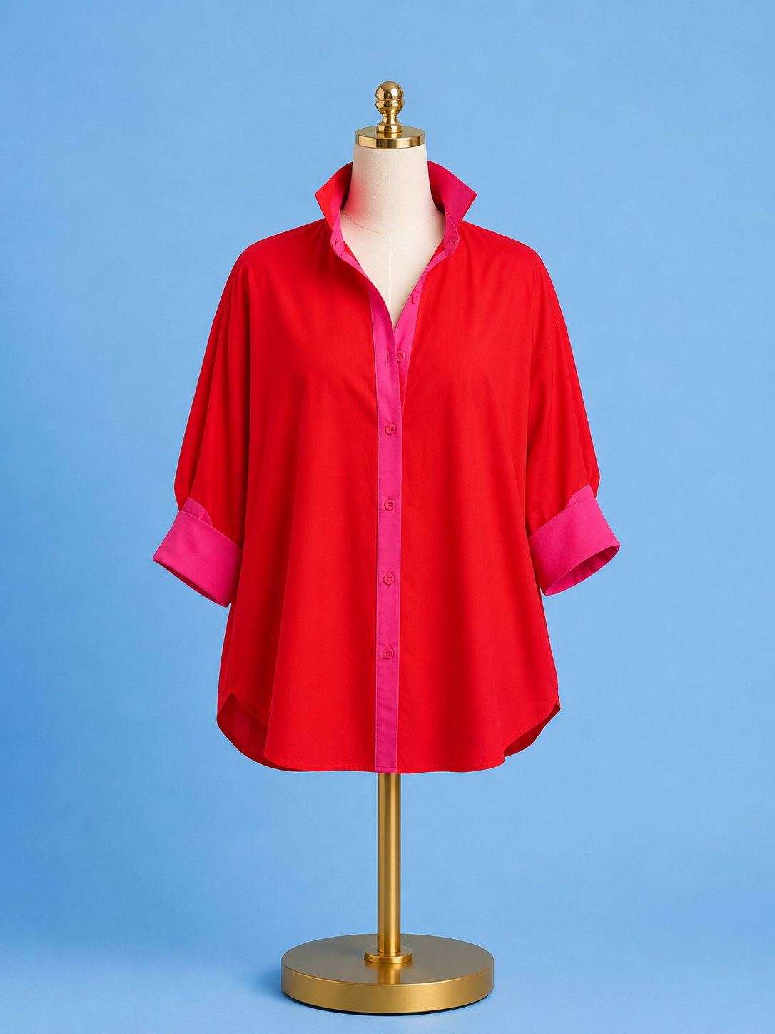Abby Swing Top/ red/pink
