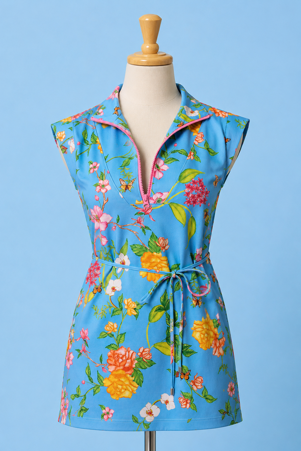 Leigh Dress / Aqua Hall of Mirrors
