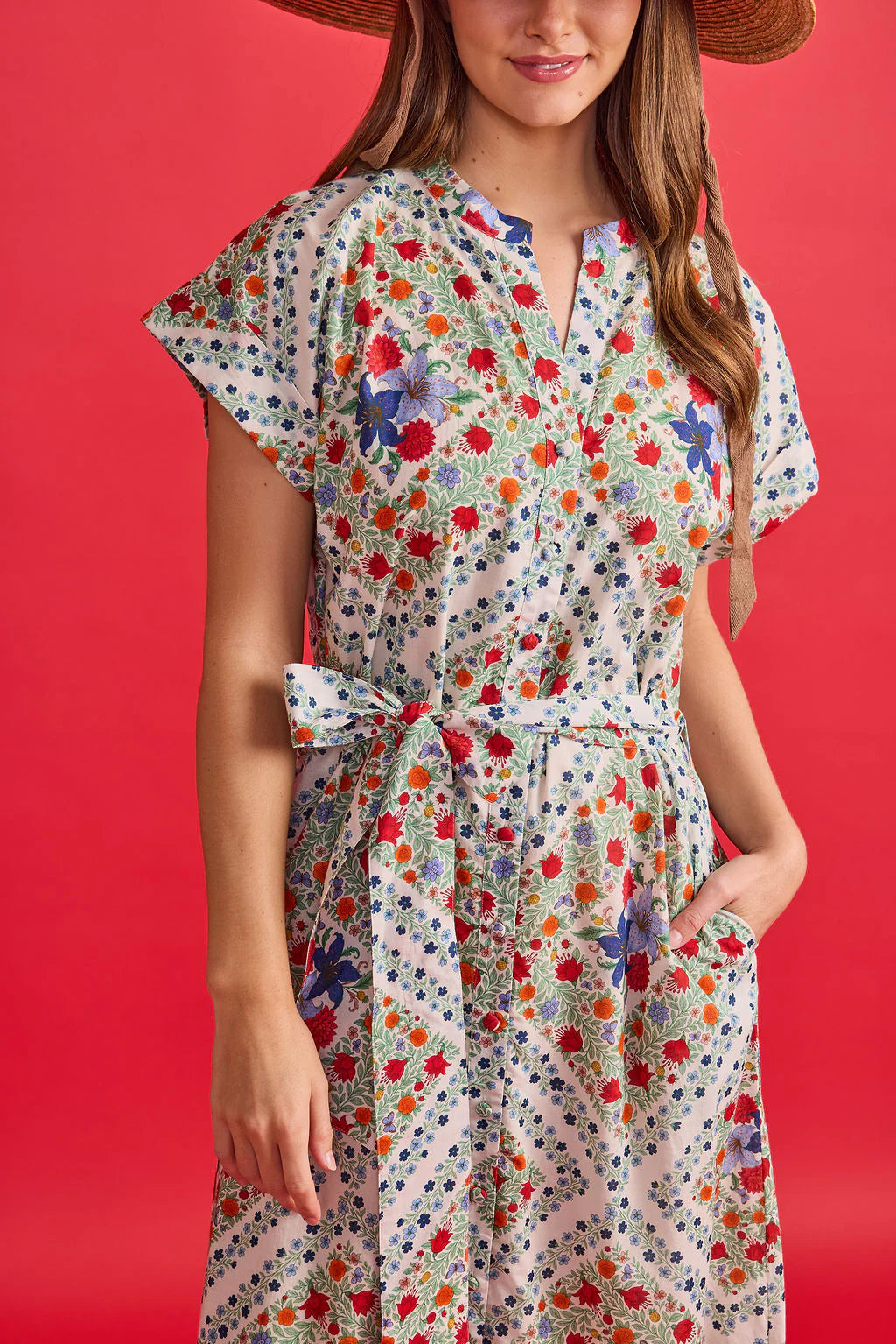 Evelyn Dress/ American Bouquet