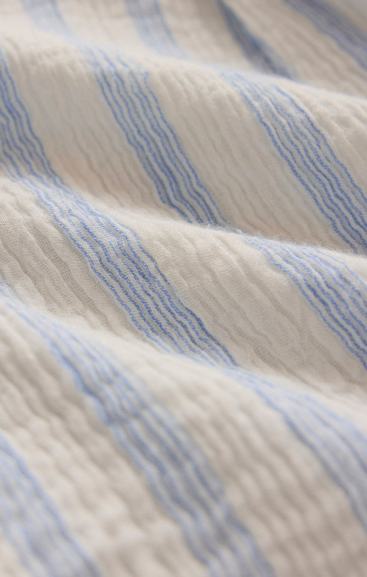 Shellbound Striped Dress / sea salt