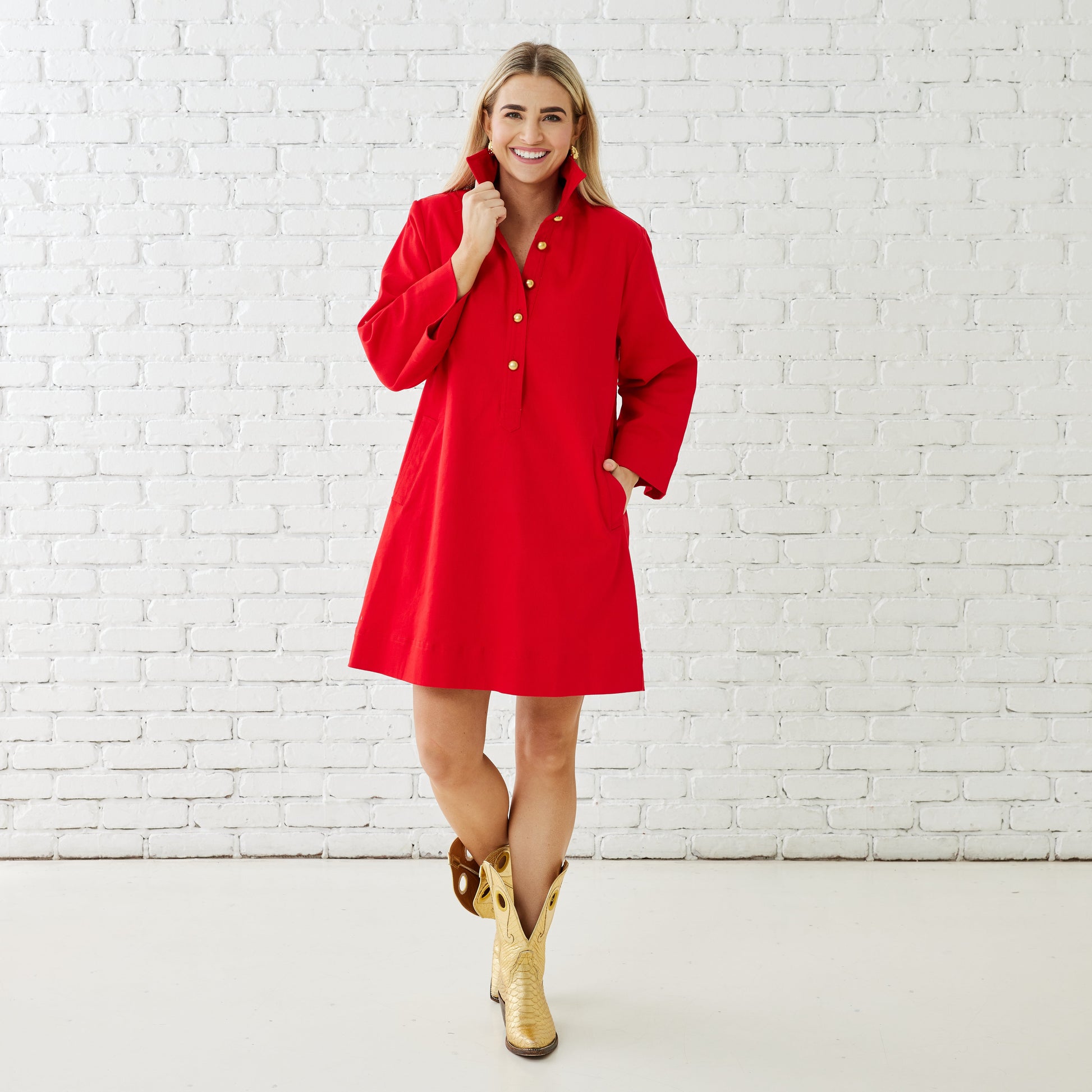 CHLOE DRESS CRANBERRY