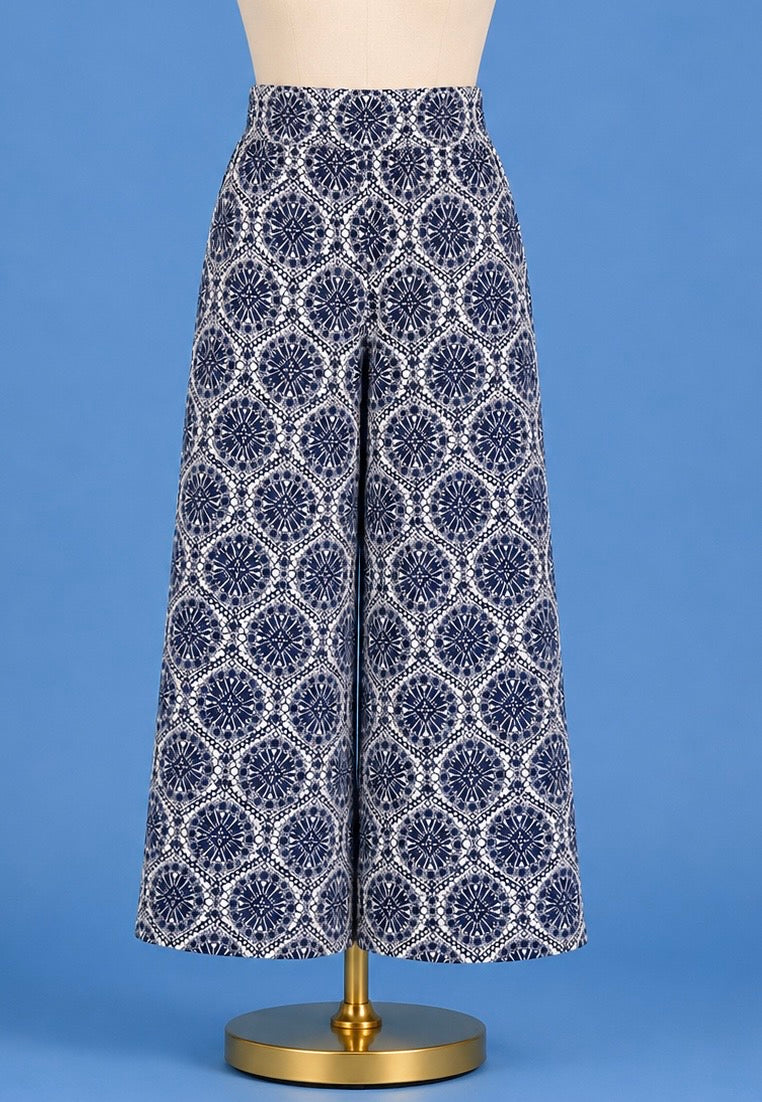 Lolly Pant/ Tribal Medallion Navy