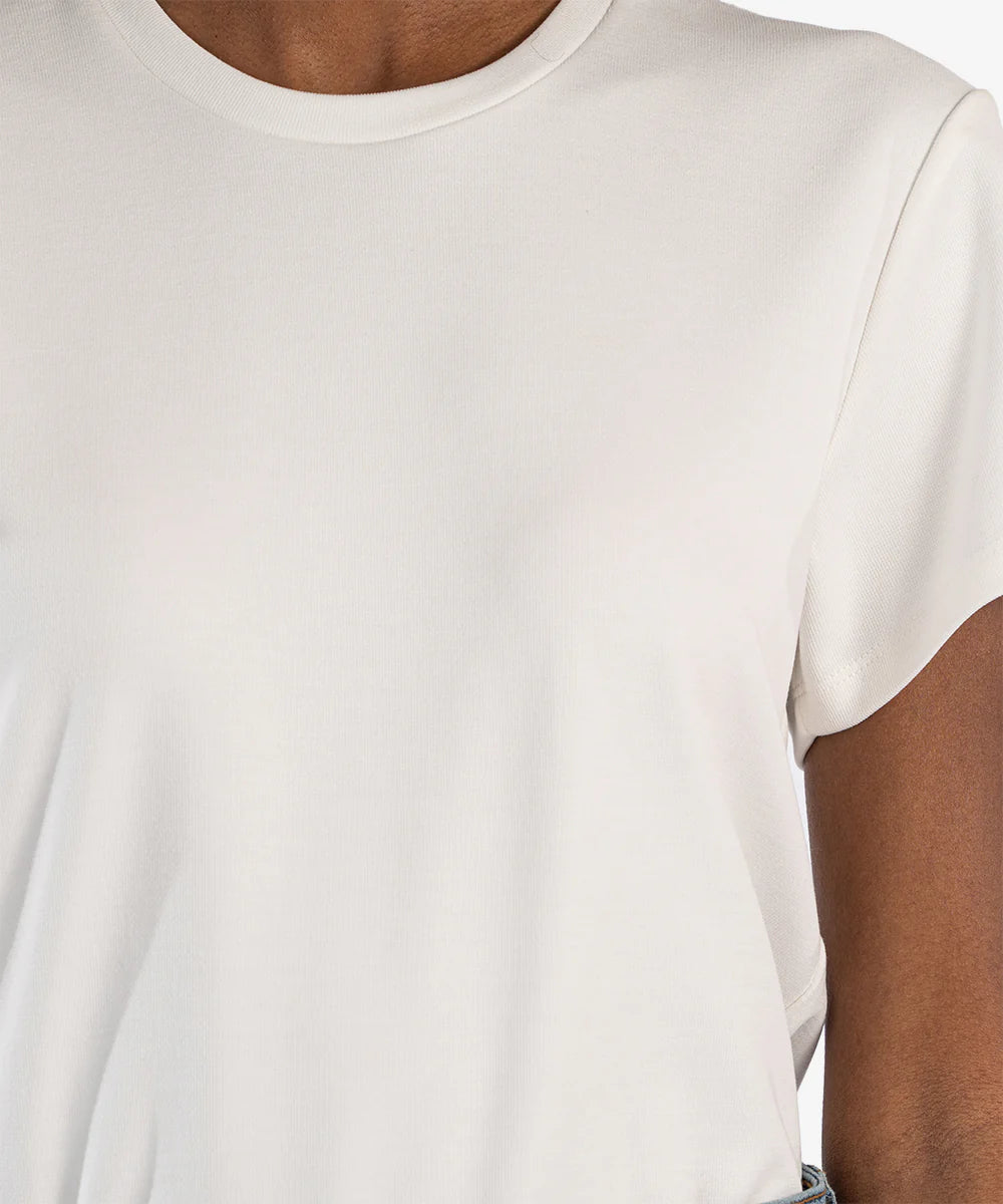 Kut From The Kloth Ivory Scoop Neck Shirt