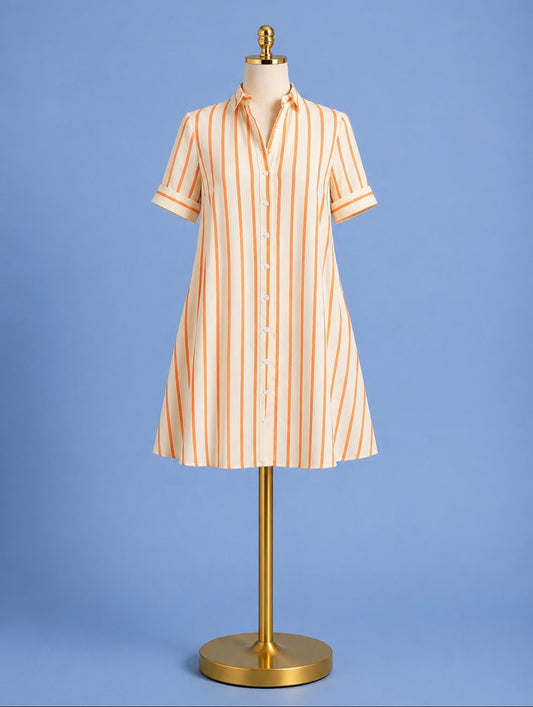 Dock Dress/ Dunmore Stripes