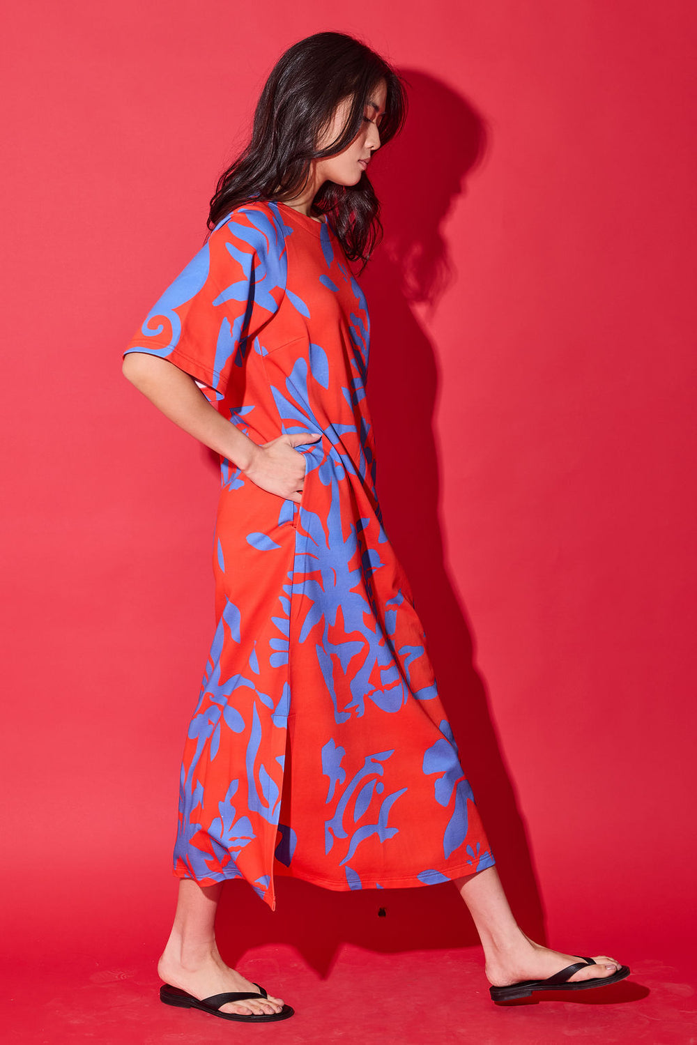 Tilly Dress/ rouge majorelle