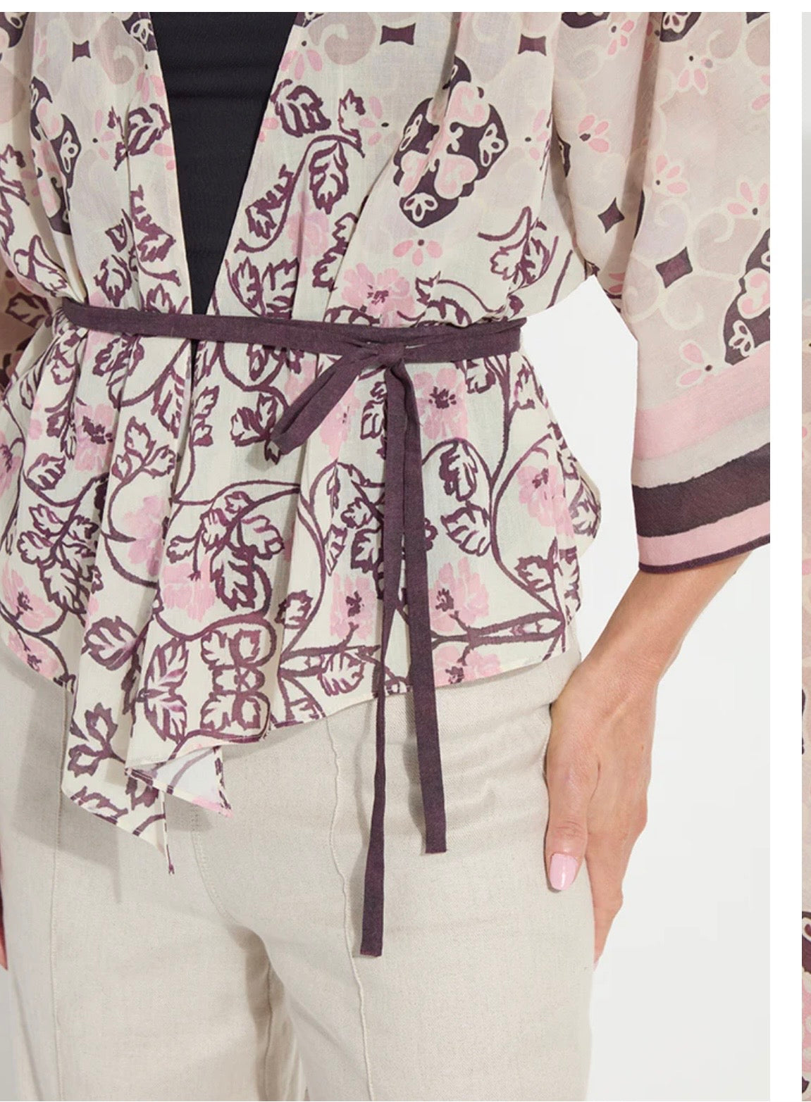 Mona Kaftan top/ Azulejo