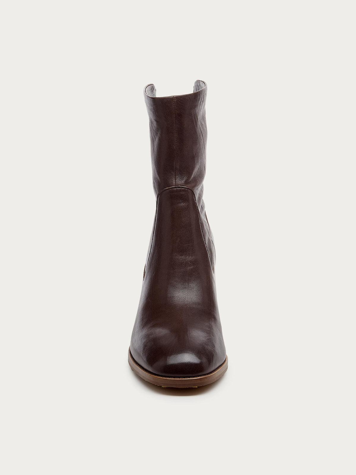 Island Cacoa Leather Booties