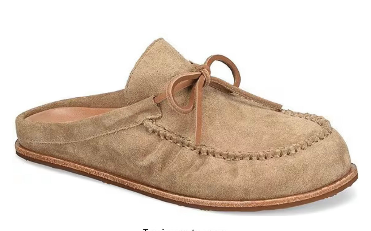 Alize moccasin in Taupe Suede