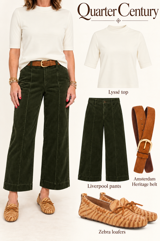 Clara Mockneck Elbow Sleeve top/ macadamia