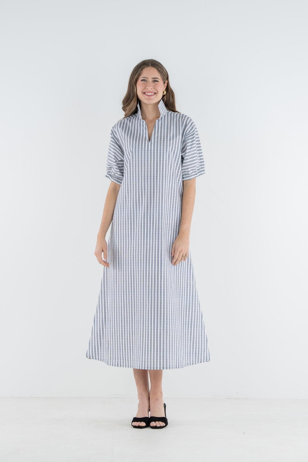 Poppy Maxi/ Black Stripe
