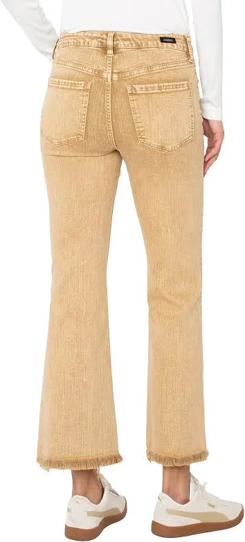Hannah Crop Flare/ mineral Gold