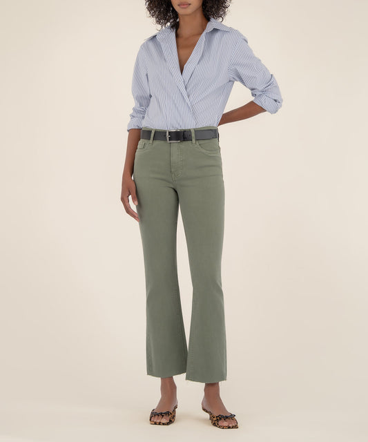 Kelsey High Rise Fab Ab Ankle / sage