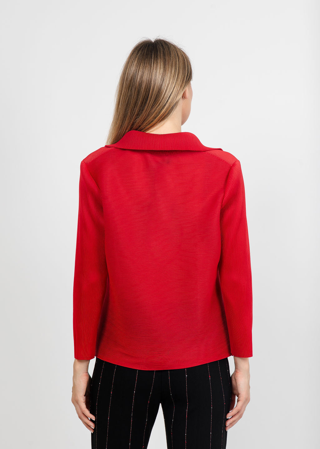 Parisian Pleats Night Out top/jacket in Roma