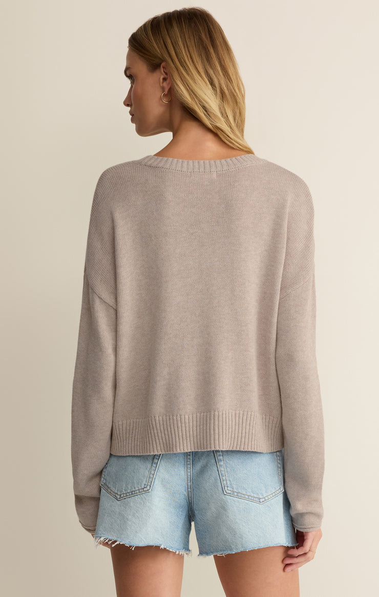Sienna Patriot Sweater / Natural Heather