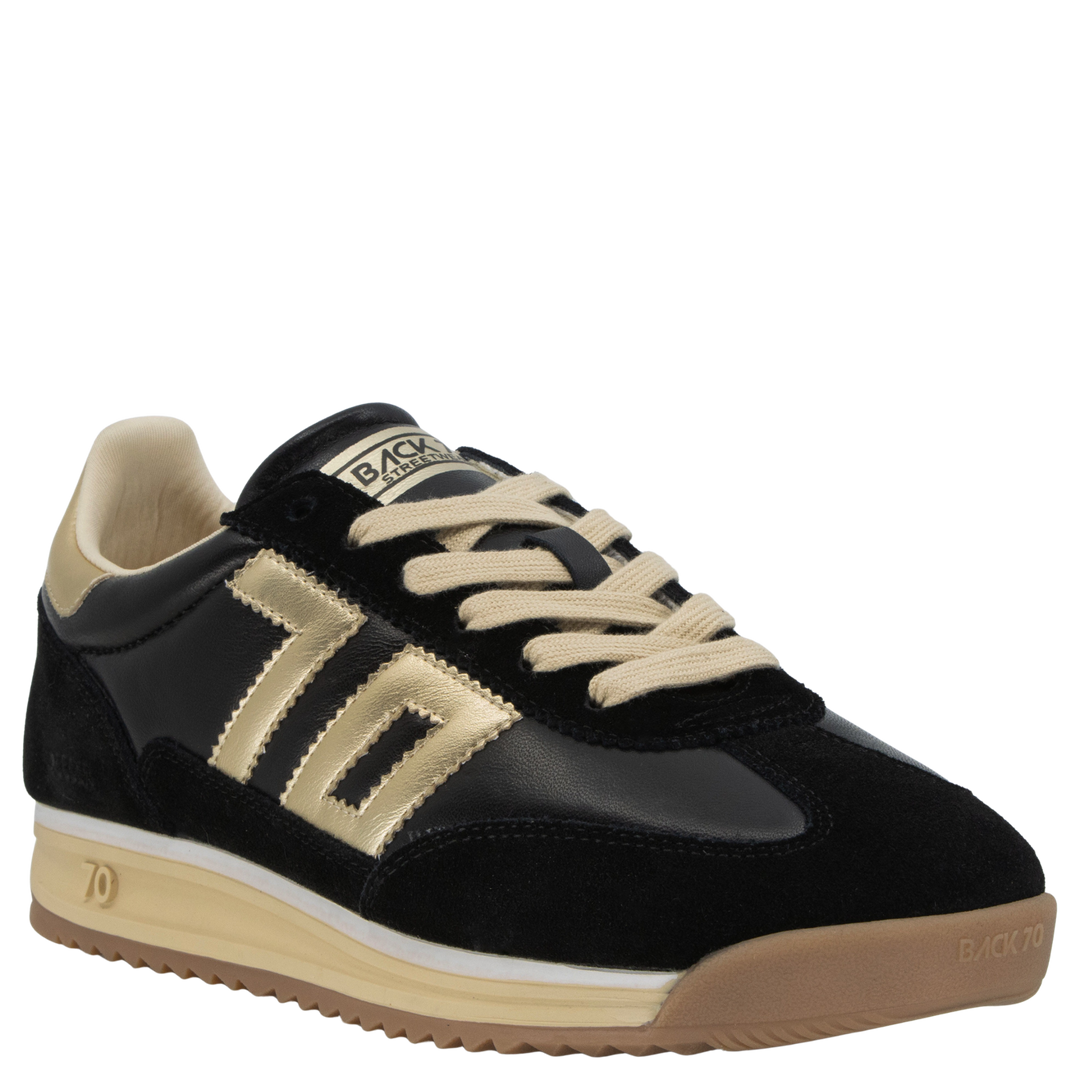 Back70 Jogger N in black/gold sneaker