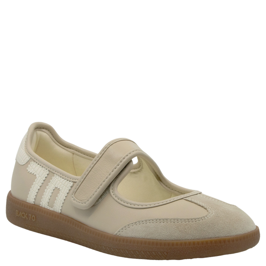 Back70 Aya sneakerina beige milk
