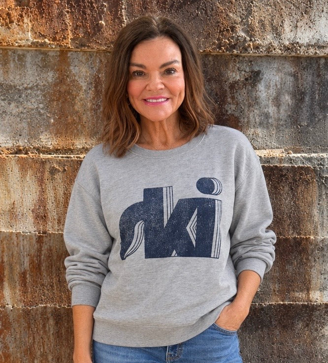 Ski Sweatshirt / Heather Grey