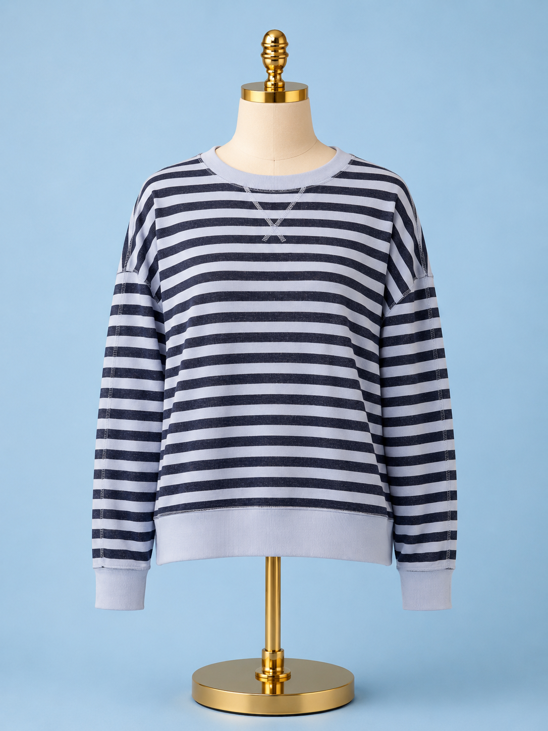 Everyday Striped Crew Eclipse
