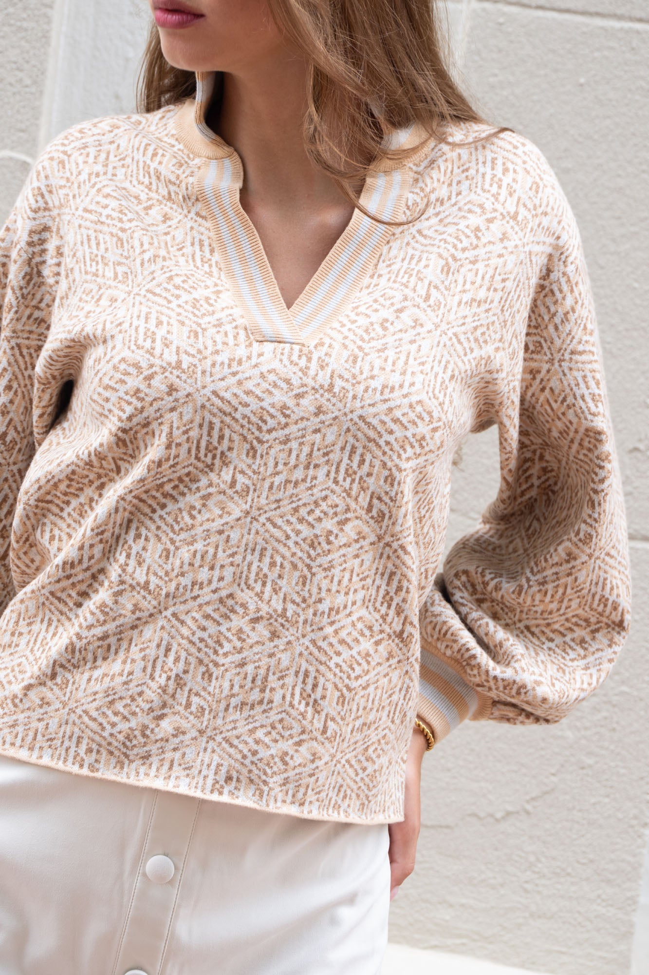 Lolli Sweater / Mosaic Monogram