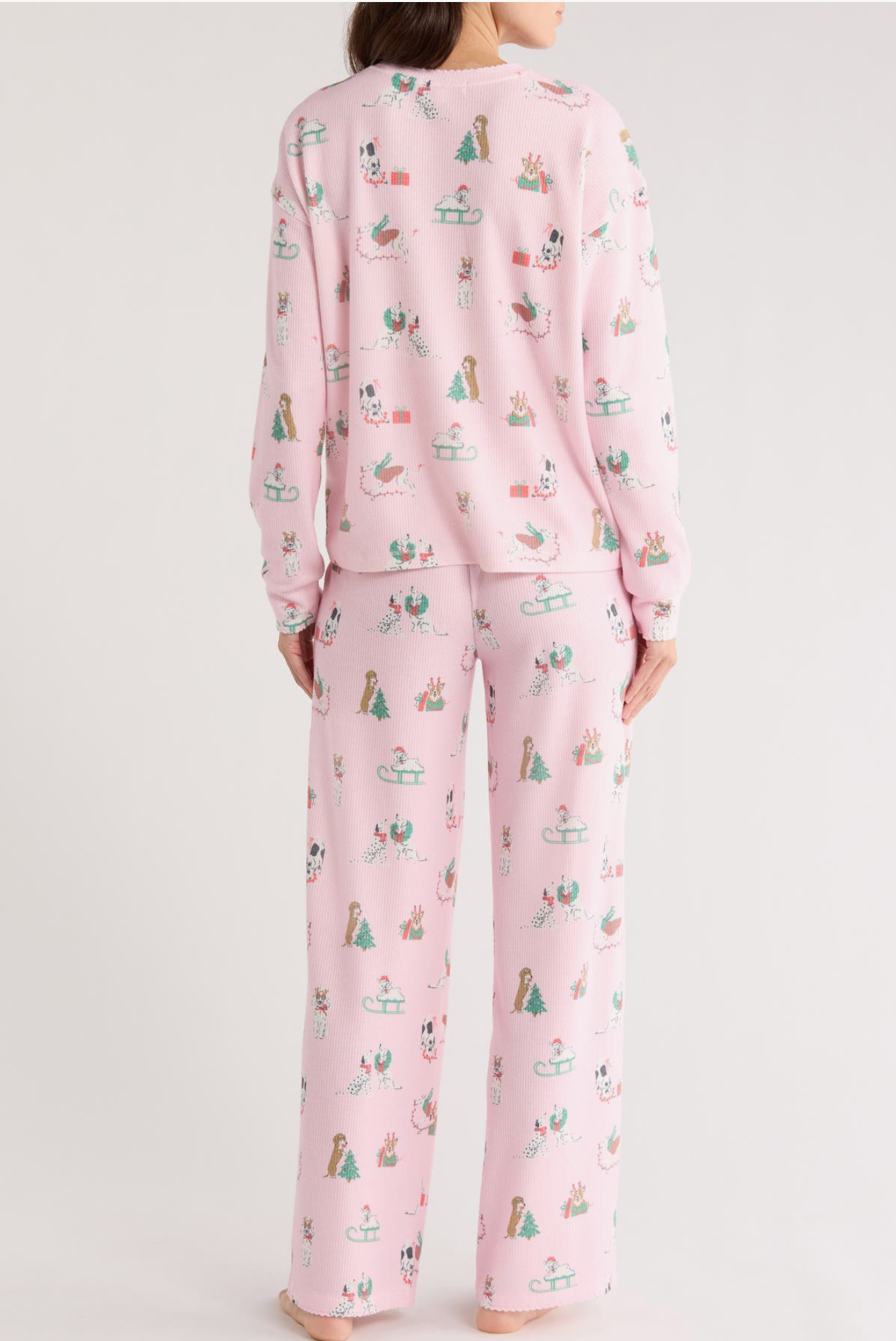 Peace & Pawlidays pajama set