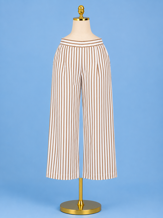 Brown Stripe pants
