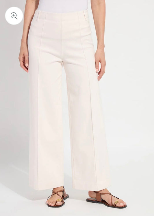 Nova hi waist pintuck denim / barely pink