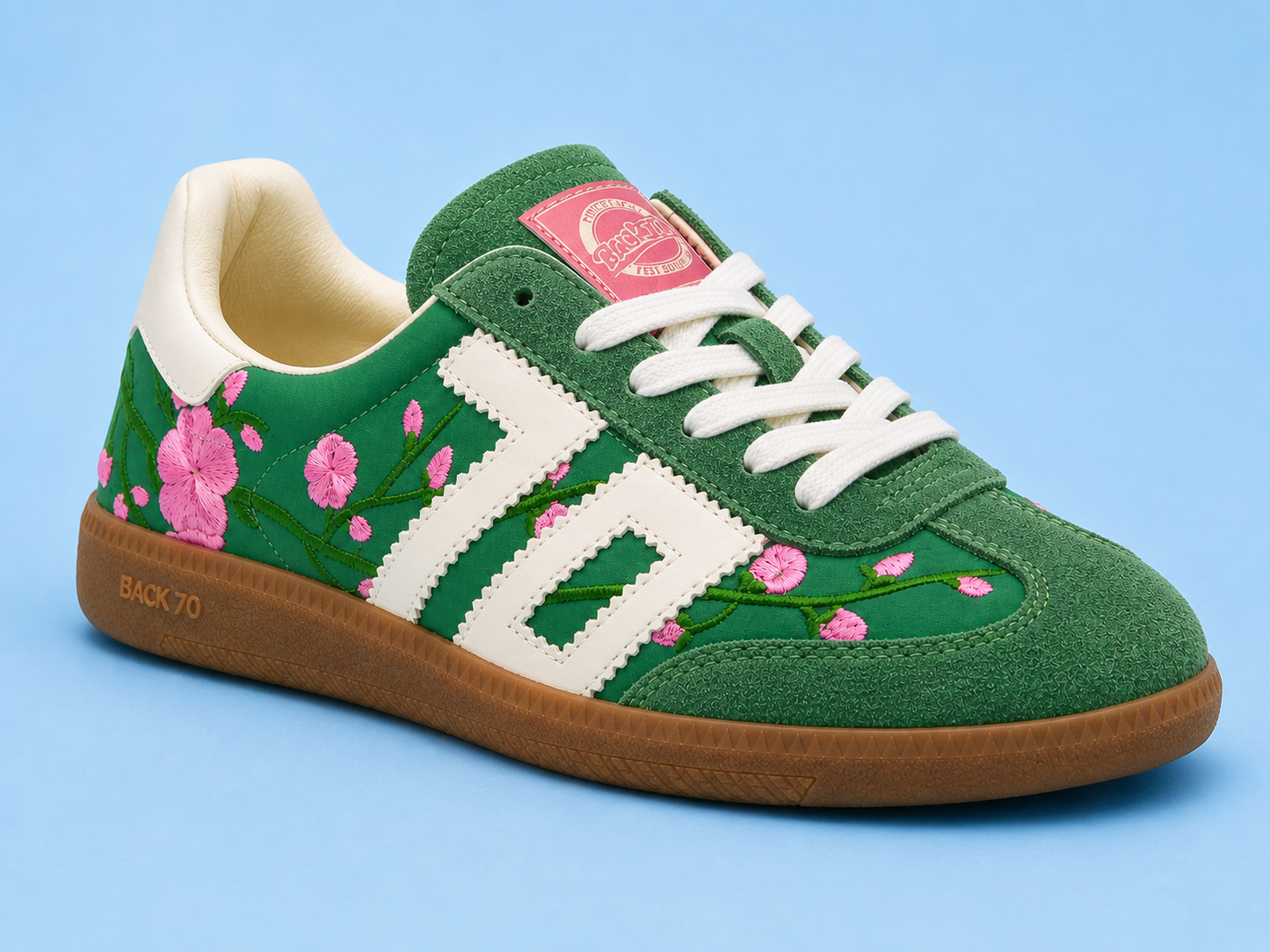 Back70 Ghost Floral Green