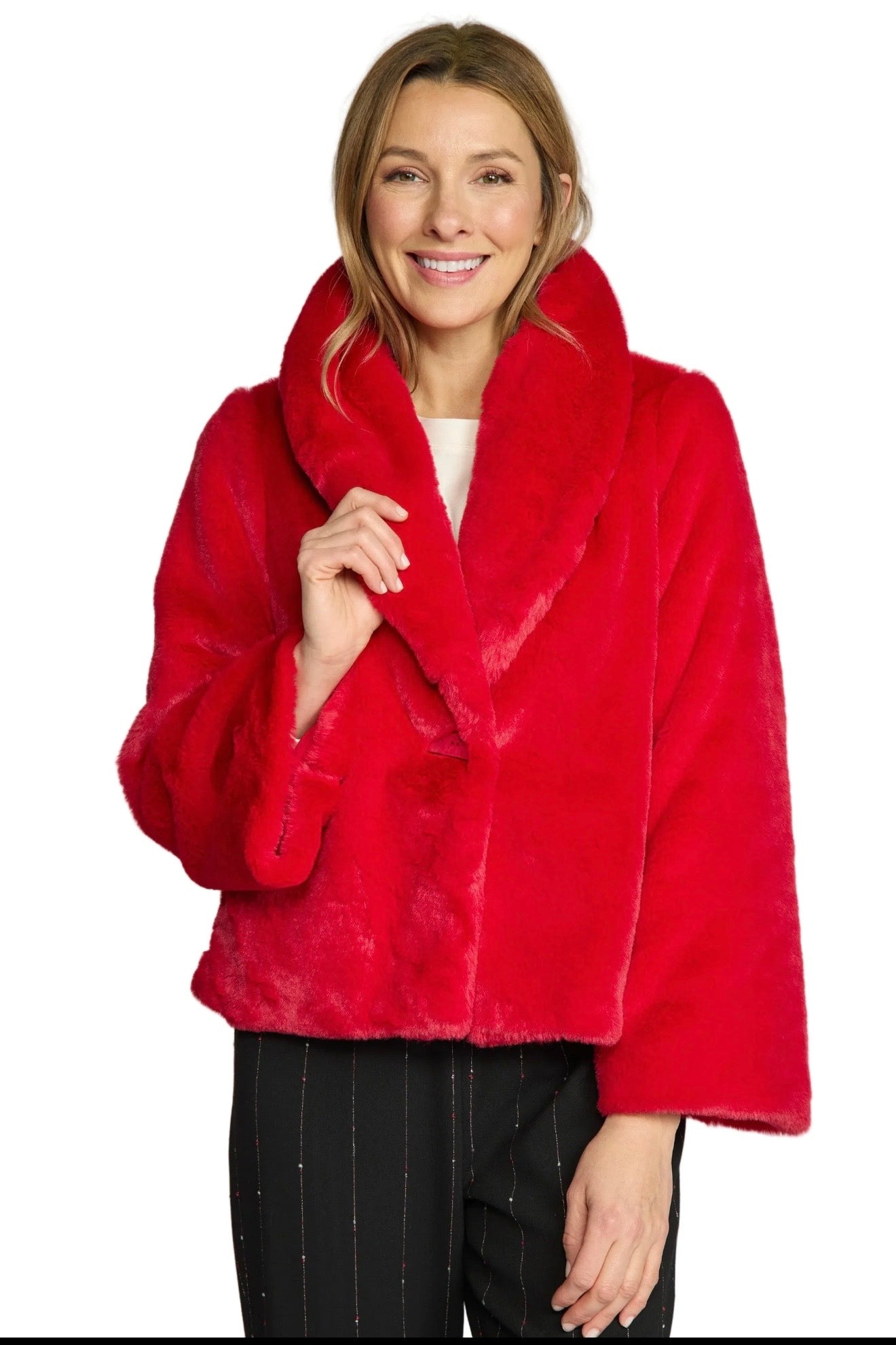 Faux Fur Showstopper Jacket/ Roma