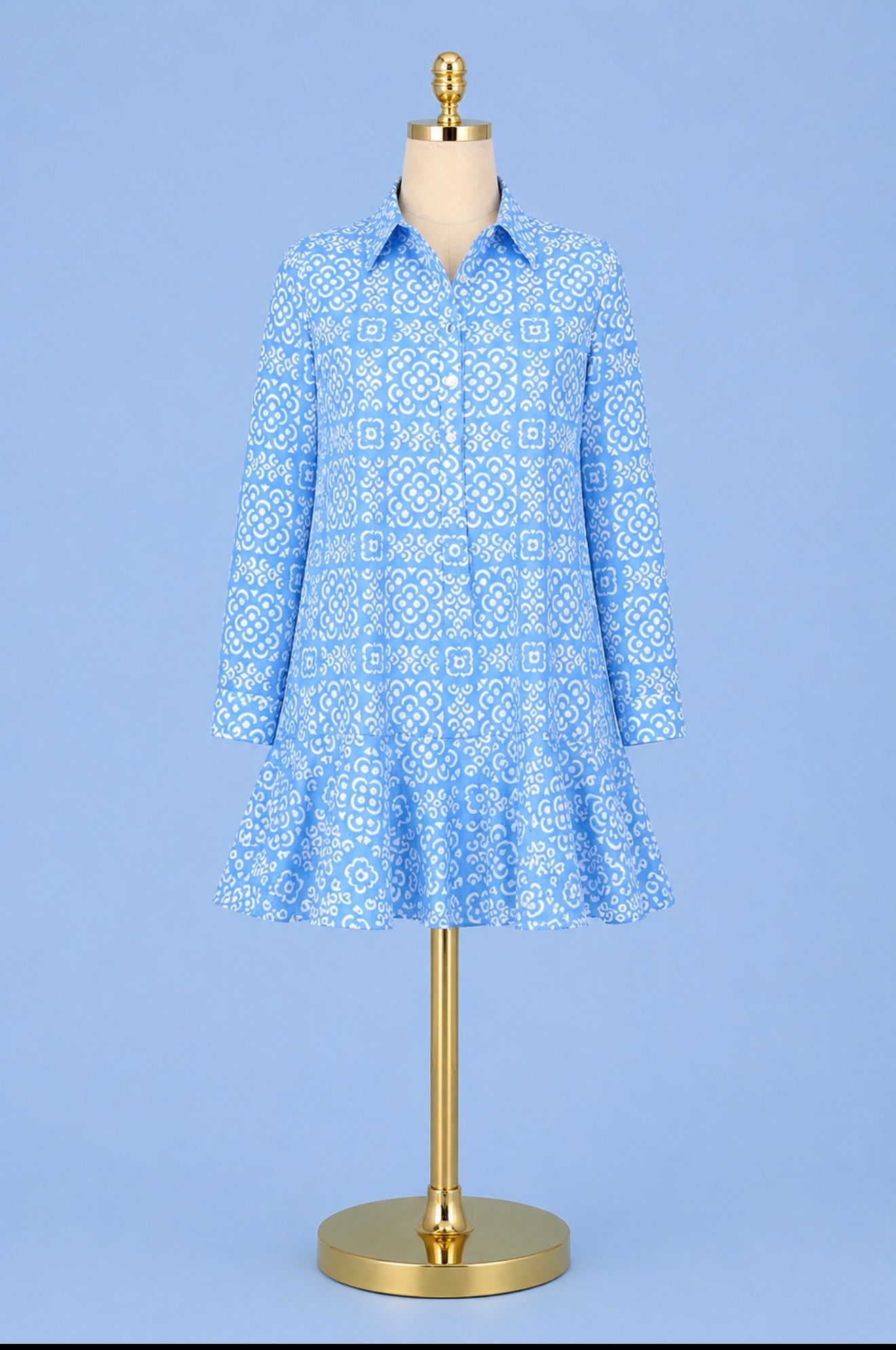 Polly Dress/ Lanai Tile