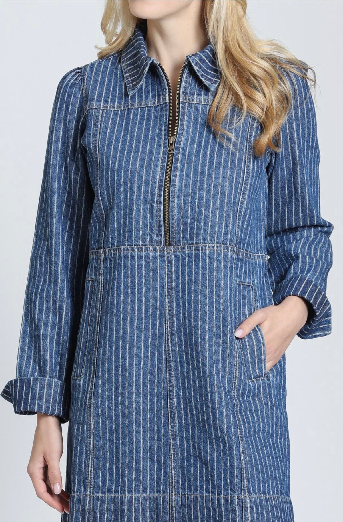 The True Indigo Shift Dress/ River Indigo