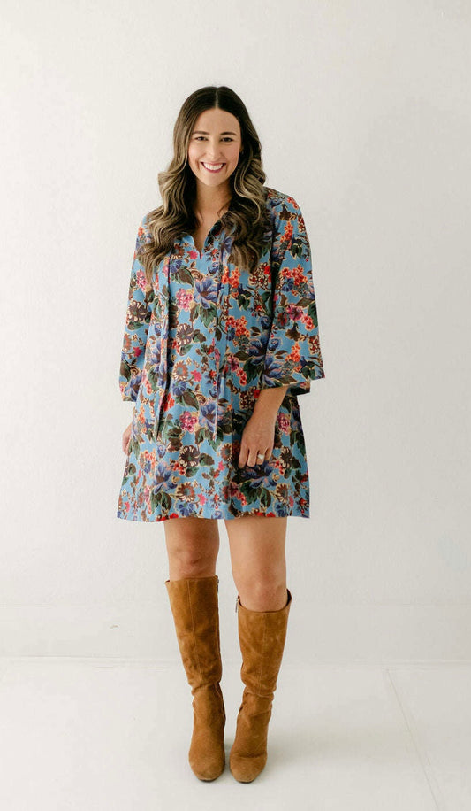Phoebe Dress/ Antique Petals