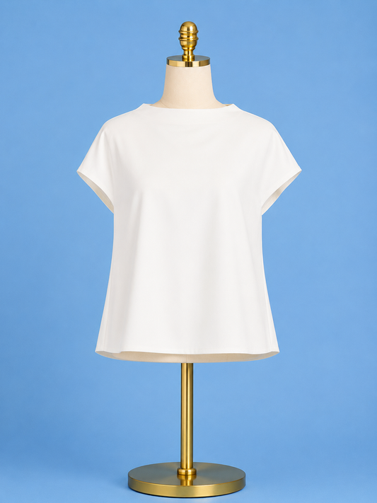 Tillie Ponte Top/ cream