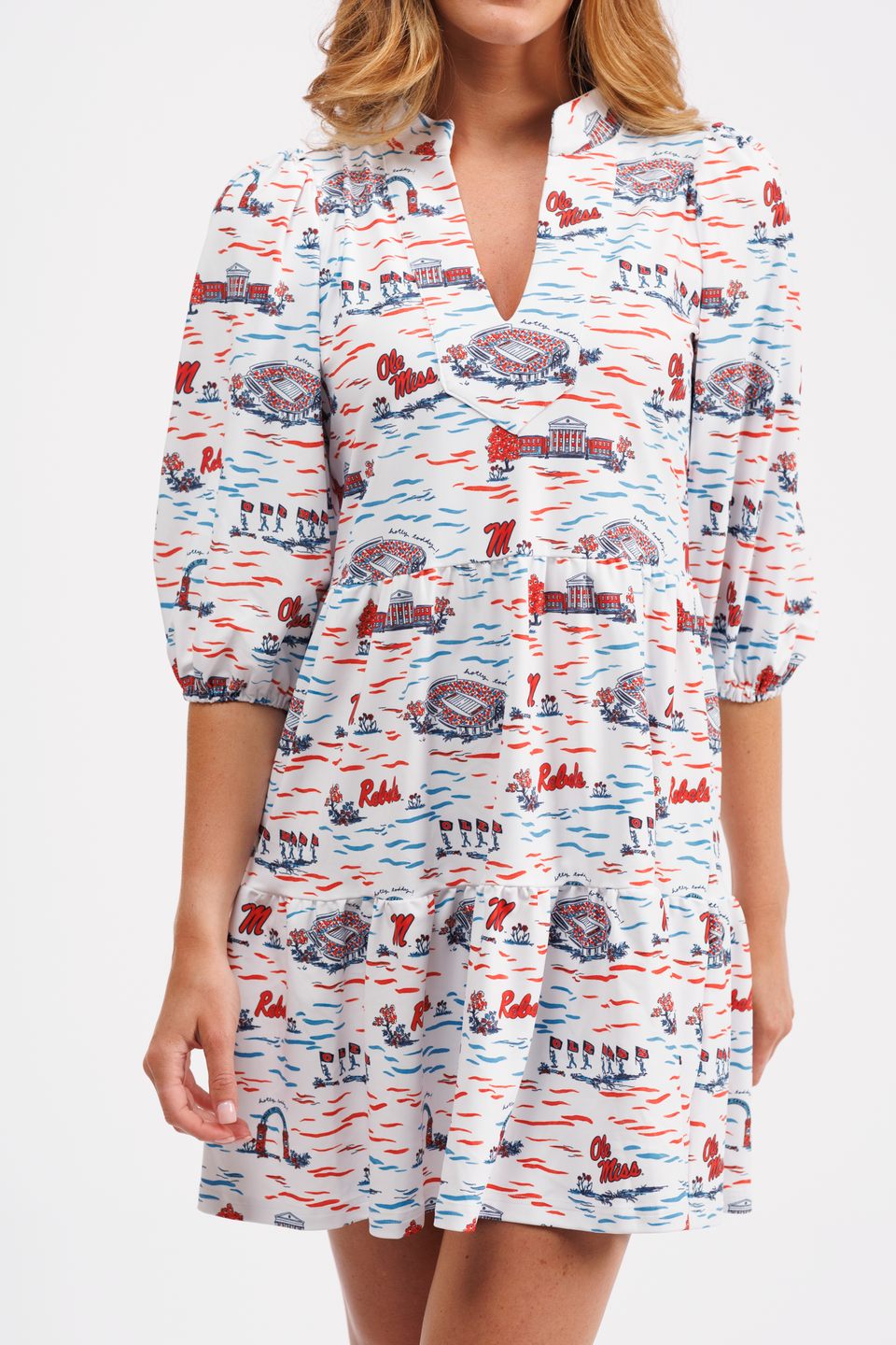 Tory Dress / Ole Miss Toile