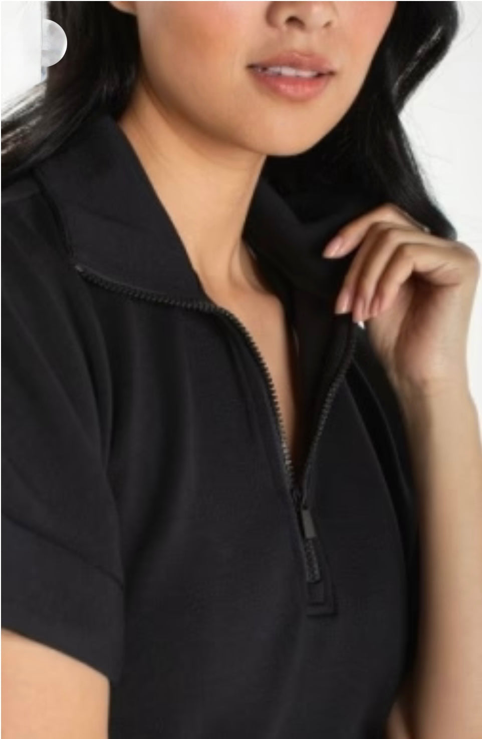 Half zip popover jacket