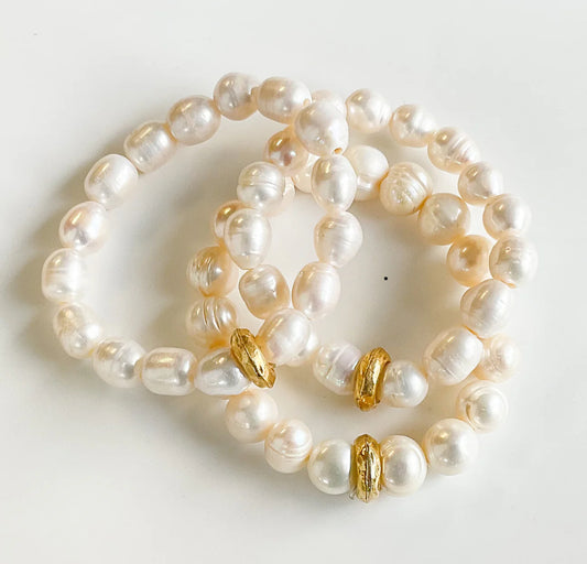 Virtue Pearl Stretch Bracelet Washer