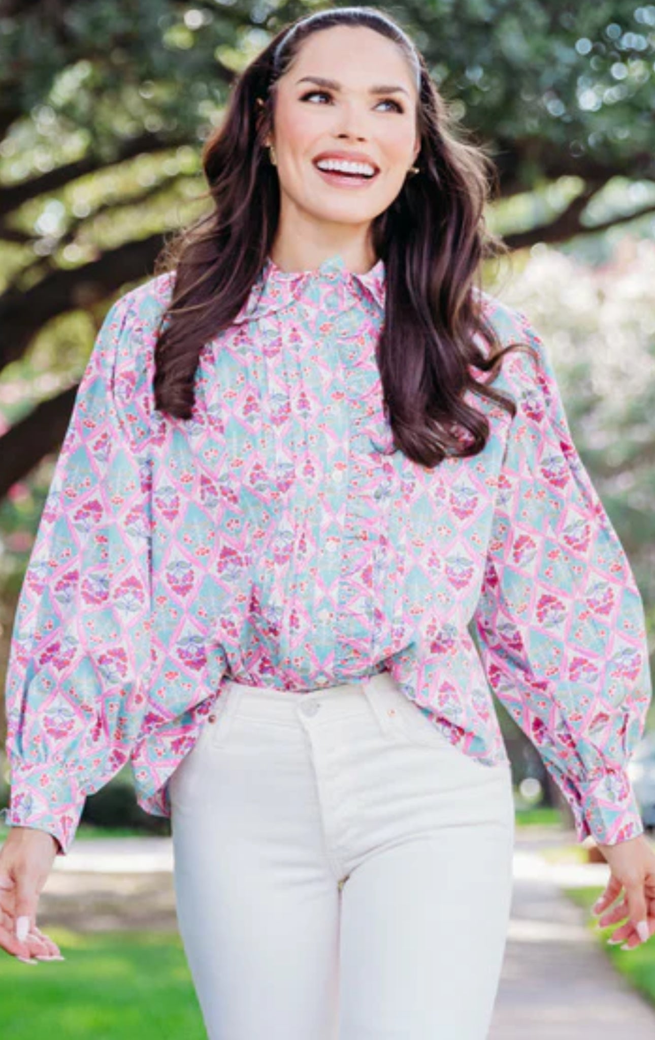 Paris Floral Top