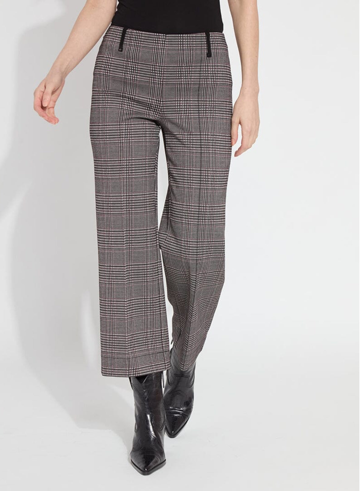 Lysse Livia Crop Pant Boston Glenn Plaid